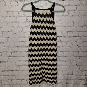 Haute Hippie Zigzag  Midi Dress